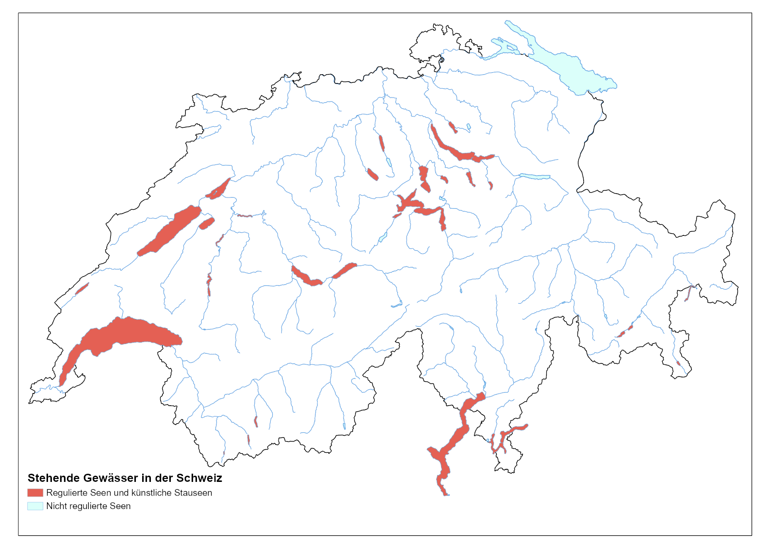 Regulierte Seen